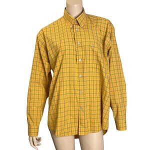 Ralph Lauren Blue Label Yellow Plaid Button-Down Shirt